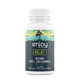 1800mg CBD Gummies For Relief - Full Spectrum CBD + CBG + Turmeric + Ginseng
