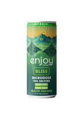 5mg THC + 5mg CBD Blood Orange Seltzer for Bliss (Hybrid) | Microdose
