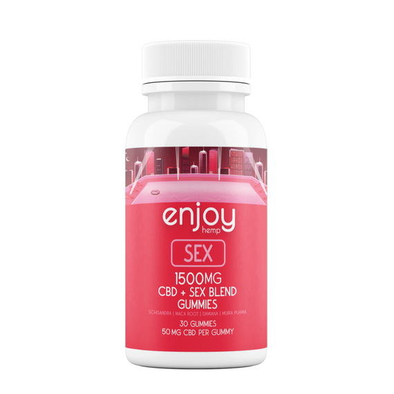 3000 mg CBD Gummies For Sex - Full Spectrum CBD + Maca Root + Schisandra + Damiana + Muira Puama
